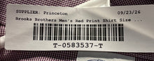 Load image into Gallery viewer, Brooks Brothers Mens Purple Cotton Slim Fit Non-Iron Dress Shirt Size 17-37
