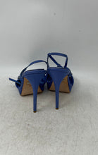 Load image into Gallery viewer, Badgley Mischka Womens Amara Blue Buckle Stiletto Platform Heels Size 6.5M
