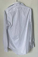 Load image into Gallery viewer, Calvin Klein Mens Steel+ White Herringbone Cotton Slim Fit Dress Shirt Size S
