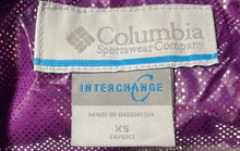 Load image into Gallery viewer, Columbia Girls Bugaboo II Purple &amp; Pink Blot Dot Interchange 3-In-1 Jacket Sz XS
