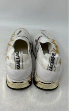 Load image into Gallery viewer, Karl Lagerfeld Womens Miranda White Printed Slip-On Sneaker Shoes Size 6M
