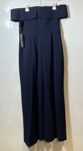 Load image into Gallery viewer, Calvin Klein Womens Dark Blue Off The Shoulder Cocktail Sheath Dress 14 W/Tags
