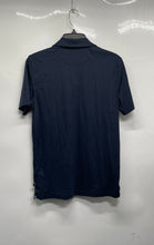 Load image into Gallery viewer, Ted Baker Mens Blue Short Sleeve Front Button Slim Fit Polo Shirt Size 2
