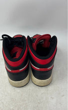 Load image into Gallery viewer, Nike Kids Air Jordan 1 Mid 554725-079 Red White Black Sneaker Shoes Size 6Y
