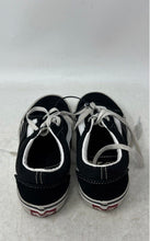 Load image into Gallery viewer, Vans Boys Off The Wall 751505 Black White Lace-Up Low Top Sneakers Shoes Size 13
