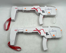 Load image into Gallery viewer, Laser X Double Morph Blasters White 2-Player Real-Life Laser Tag Game Not Tested
