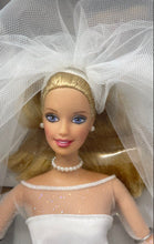 Load image into Gallery viewer, Mattel Collectible Wedding Gown Veil Pearl Bride Barbie Blushing Fashion Doll
