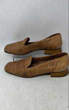 Load image into Gallery viewer, Meucci Womens Brown Woven Round Toe Slip-On Block Heel Loafer Shoes Size 8.5M
