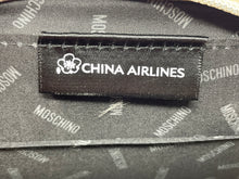 Load image into Gallery viewer, Moschino Womens Gray Detachable Strap Zipper Cosmetic Bag Stained
