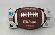 Load image into Gallery viewer, Wilson Brown White Red Zone NCAA Bronze Series Composite Football Size Pee Wee
