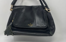 Load image into Gallery viewer, Kate Spade Womens Miri Chester Street Black Pebbled Leather Crossbody Handbag
