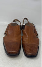 Load image into Gallery viewer, Stacy Adams Mens Brown Leather Square Toe Slingback Sandals Size 11M
