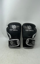 Load image into Gallery viewer, Set Of 2 Pcs Sanabul Unisex Black White Leather Professional Boxing Gloves 10 Oz
