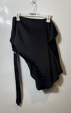 Load image into Gallery viewer, Strut &amp; Bolt Womens Black Asymmetrical Blouse Top Size Large
