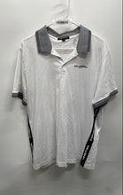 Load image into Gallery viewer, Karl Lagerfeld Mens White Pima Cotton Short Sleeve Collared Polo Shirt Size XL
