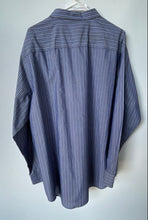 Load image into Gallery viewer, Alfani Mens Multicolor Striped Long Sleeve Stretch Dress Shirt Size XXL
