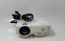 Load image into Gallery viewer, Jinhoo Model M10 White Mini 1080p FHD Resolution Video Projector Not Tested
