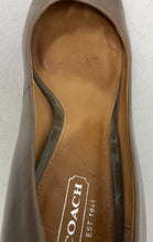 Load image into Gallery viewer, Coach Womens Brown Leather Slip-On Pointed Toe Pump Heels Size 8.5 B
