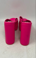 Load image into Gallery viewer, Steve Madden Womens Jungle Pink Open Toe Slip-On Platform Heels Size 8M
