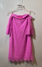 Load image into Gallery viewer, Lilly Pulitzer Womens Pink Flared Sleeve Off-The-Shoulder Sheath Dress Size XXS
