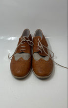 Load image into Gallery viewer, Federica Luca Mens Khaki Gray Lace-Up Low Top Oxford Dress Shoes Size EU 39
