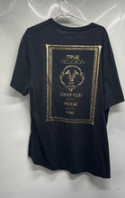 Load image into Gallery viewer, True Religion Mens Black Cotton Graphic Print Relaxed Fit T-Shirt Size 2XL
