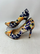 Load image into Gallery viewer, Vince Camuto Womens Kain Multicolor Floral Pointed Toe Pump Heels Size 10 M
