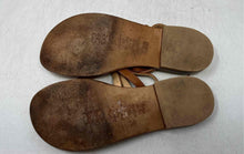 Load image into Gallery viewer, Sianoviaroma Positano Womens Brown Adjustable Buckle Thong Sandals Size EUR 35
