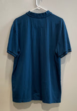 Load image into Gallery viewer, Hugo Boss Mens Blue Black Regular Fit Stretch Short Sleeve Polo Shirt Size XL
