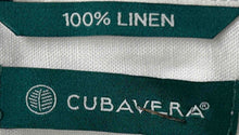 Load image into Gallery viewer, Cubavera Mens White Linen Long Sleeve Collared Button-Up Shirt Size XXL
