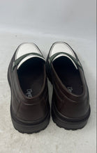 Load image into Gallery viewer, Mossimo Supply Co. Mens Brown White Leather Slip-On Loafer Shoes Size 9.5

