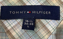 Load image into Gallery viewer, Tommy Hilfiger Mens Multicolor Plaid Print Long Sleeve Dress Shirt Size 16 1/2
