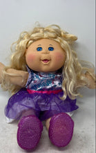 Load image into Gallery viewer, Cabbage Patch Kids Celebration Edition Blonde Hair Blue Eyes Purple Dress Doll
