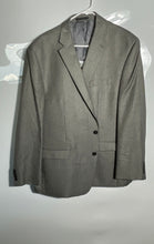 Load image into Gallery viewer, Lauren Ralph Lauren Mens Gray Printed Notch Lapel Two-Button Blazer No Size
