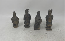 Load image into Gallery viewer, Lot Of 4 Pcs Qin Dynasty Replicas Stadium Miniature Figurine Set Collectible
