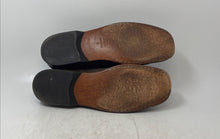 Load image into Gallery viewer, Unbranded Mens Brown Leather Square Toe Slip-On Penny Loafer Shoes Size 11
