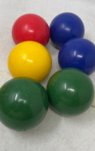 Load image into Gallery viewer, Sportcraft Multicolor Molded Bocce Ball Set Of 9 Pcs With Carrying Bag
