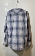 Load image into Gallery viewer, Hugo Boss Mens White Blue Plaid Long Sleeve Slim Fit Button-Up Shirt Size XXL
