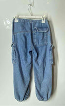 Load image into Gallery viewer, Zara Kids Blue Medium Wash Pockets Denim Tapered Leg Jogger Jeans Size 11-12
