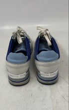Load image into Gallery viewer, Michael Kors Girls White Blue Round Toe Lace-Up Sneakers Shoes Size 5M
