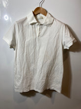 Load image into Gallery viewer, Authentic Saint Laurent Paris Mens White Cotton Polo Shirt Size S Stained
