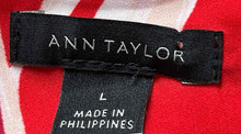 Load image into Gallery viewer, Ann Taylor Womens Multicolor Elastic Waist Sleeveless Collarless Tank Top Size L
