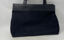Load image into Gallery viewer, DKNY Womens Black Inner Zipped Pocket Double Strap Bottom Studs Tote Handbag

