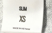 Load image into Gallery viewer, Express 1MX Mens White Black Floral Long Sleeve Slim Fit Button-Up Shirt Size XS
