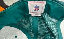 Load image into Gallery viewer, Lot Of 2 Assorted Mens Turquoise Orange NFL Miami Dolphins Baseball Caps
