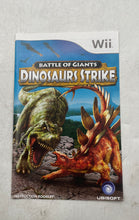 Load image into Gallery viewer, Ubisoft Wii Battle Of Giants Dinosaurs Strike Video Game With Manual
