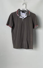 Load image into Gallery viewer, Hugo Boss Mens Gray Short Sleeve Collared Slim Fit Polo Shirt Size M
