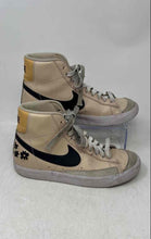 Load image into Gallery viewer, Nike Kids Blazer Mid '77 White Black Beige Lace-Up Sneaker Shoes Size 4Y
