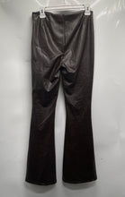 Load image into Gallery viewer, Forever 21 Shinestar Womens Brown Leather Flare Leg Pants Size Medium
