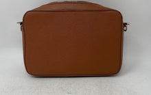 Load image into Gallery viewer, Mary Herz Womens Brown Inner Zipped Pocket Adjustable Strap Crossbody Bag
